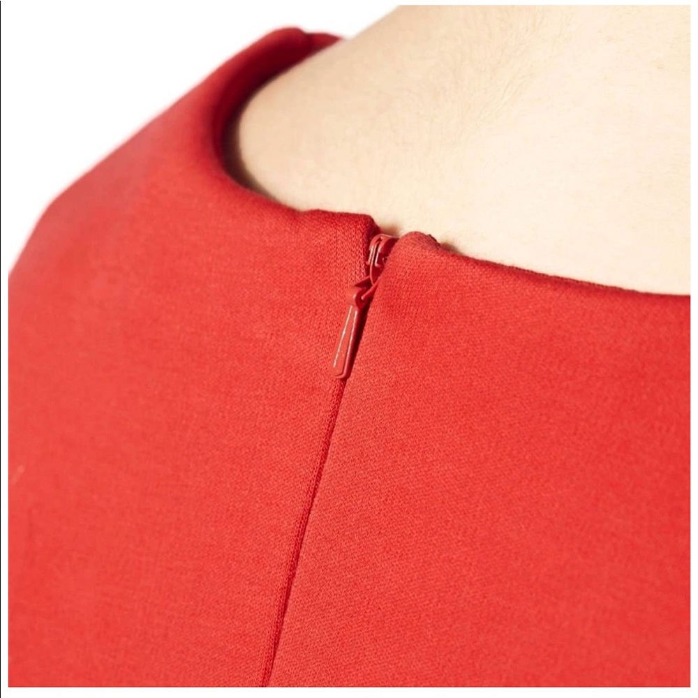 Adidas Originals Women Red Trefoil Logo Top - Picture 6 of 7